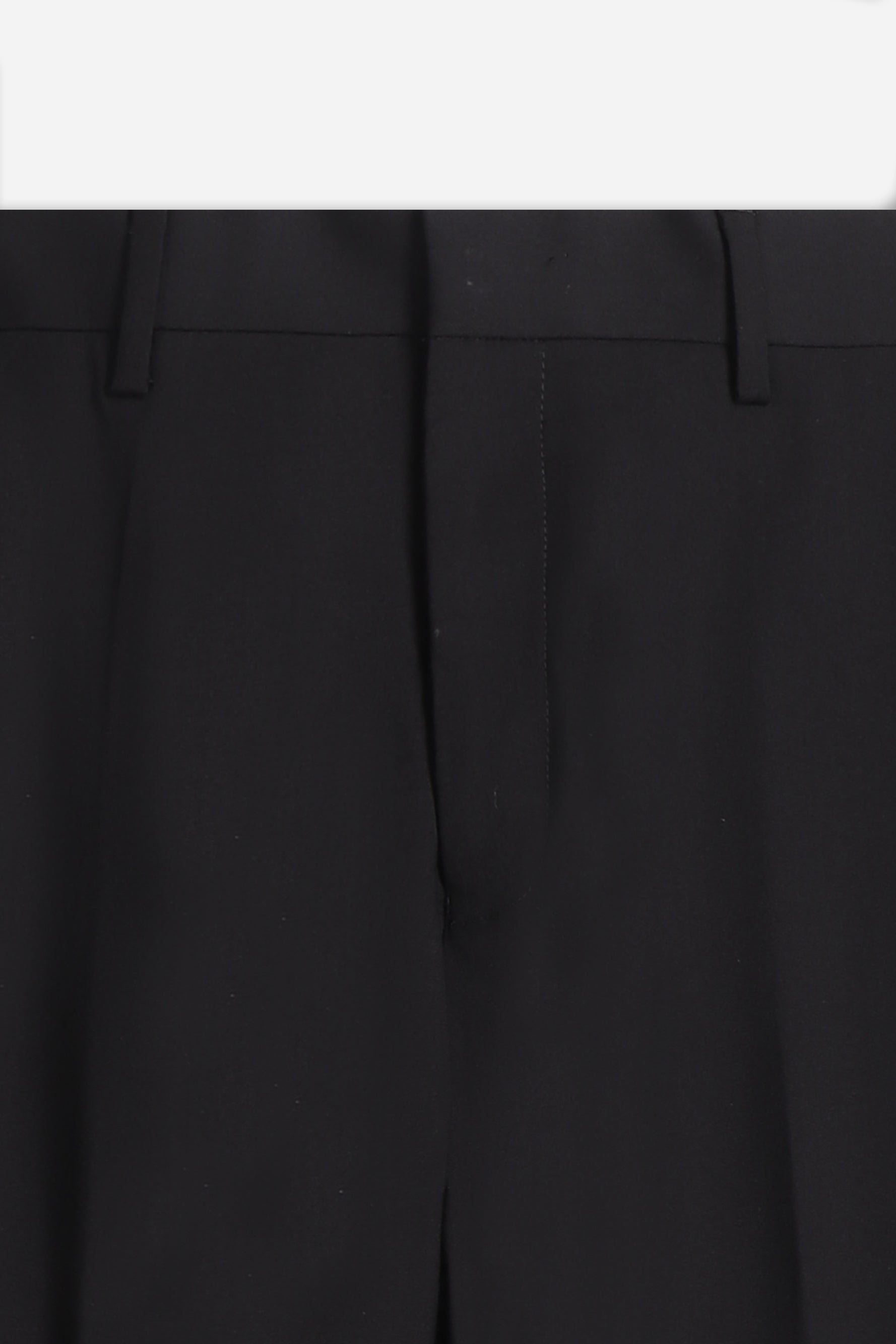 PANTALONI CLASSICI CON BORDINO IN RASO NERO