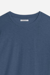 T-SHIRT GIROCOLLO SLUB DENIM - Sonnybono