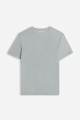 T-SHIRT GIROCOLLO SLUB GRIGIO - Sonnybono