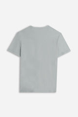 T-SHIRT GIROCOLLO SLUB GRIGIO - Sonnybono
