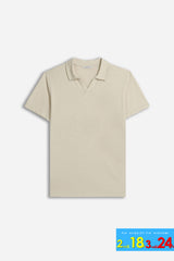 POLO SLUB CON COLLO DERBY TORTORA