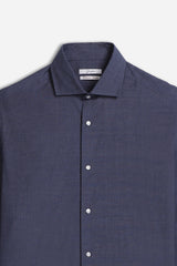 CAMICIA FIL A FIL BLEU