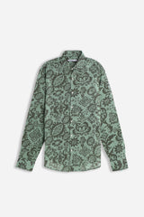 CAMICIA FANTASIA COLLO ITALIANO SALVIA