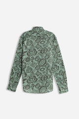 CAMICIA FANTASIA COLLO ITALIANO SALVIA