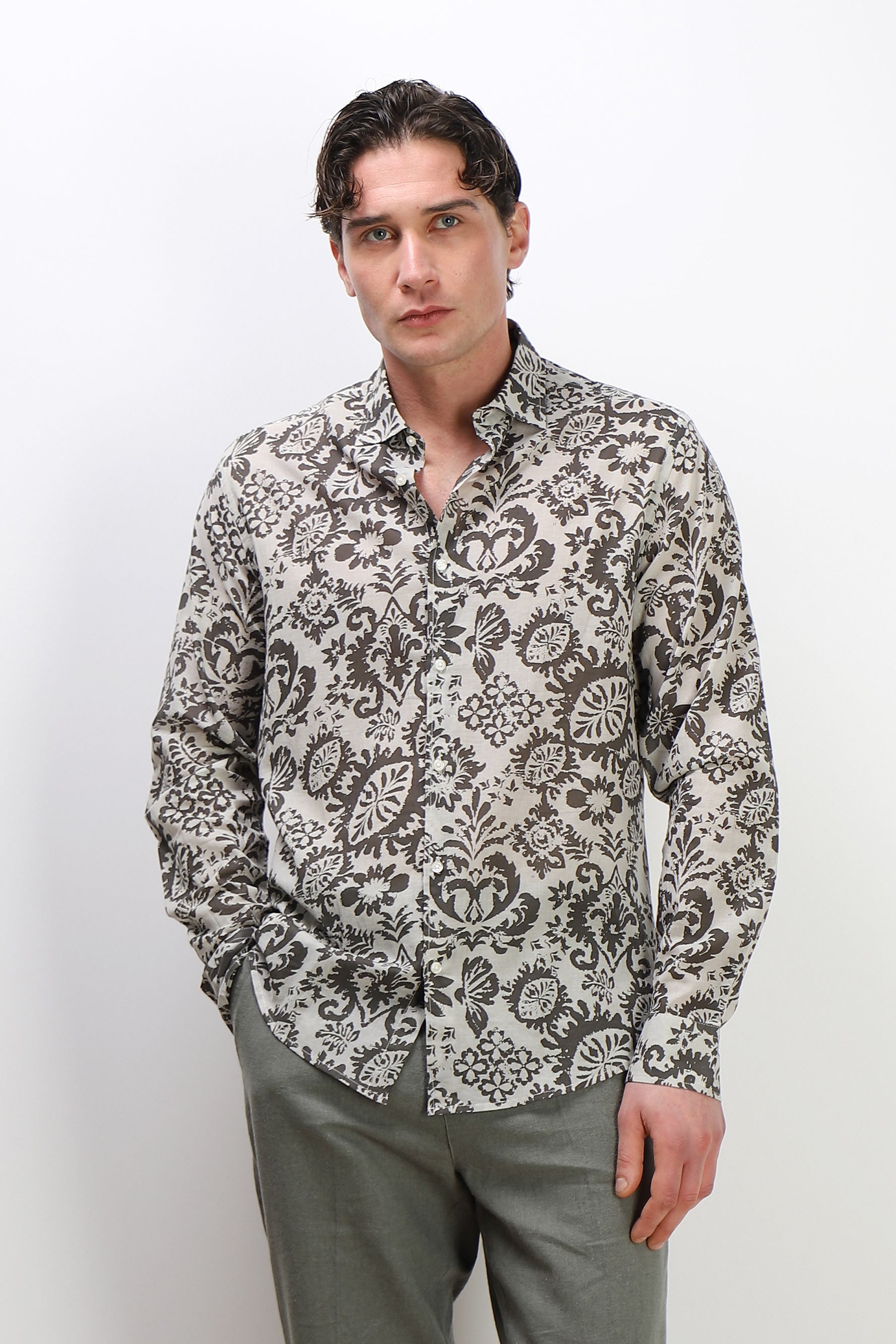 CAMICIA FANTASIA COLLO ITALIANO TORTORA