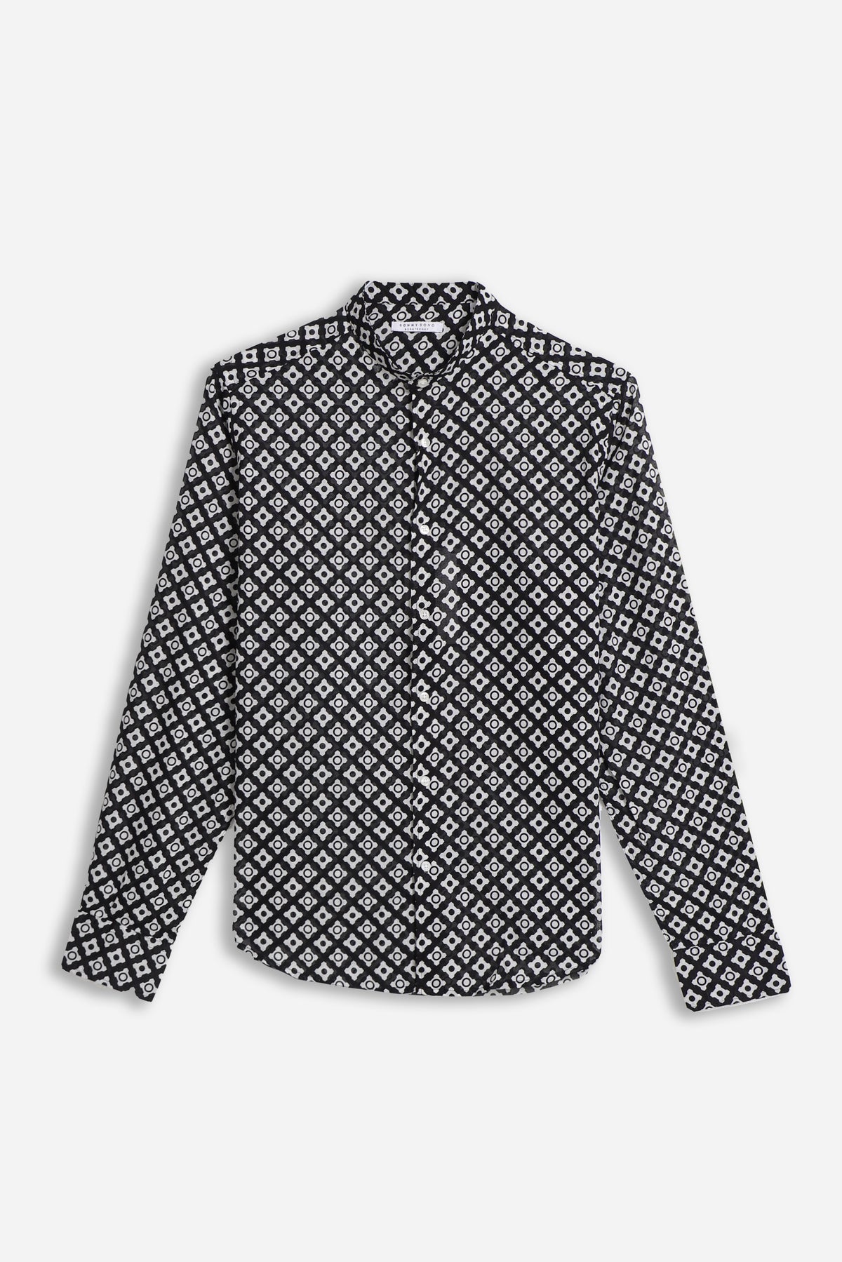 CAMICIA COREANA IN MUSSOLA F NERO