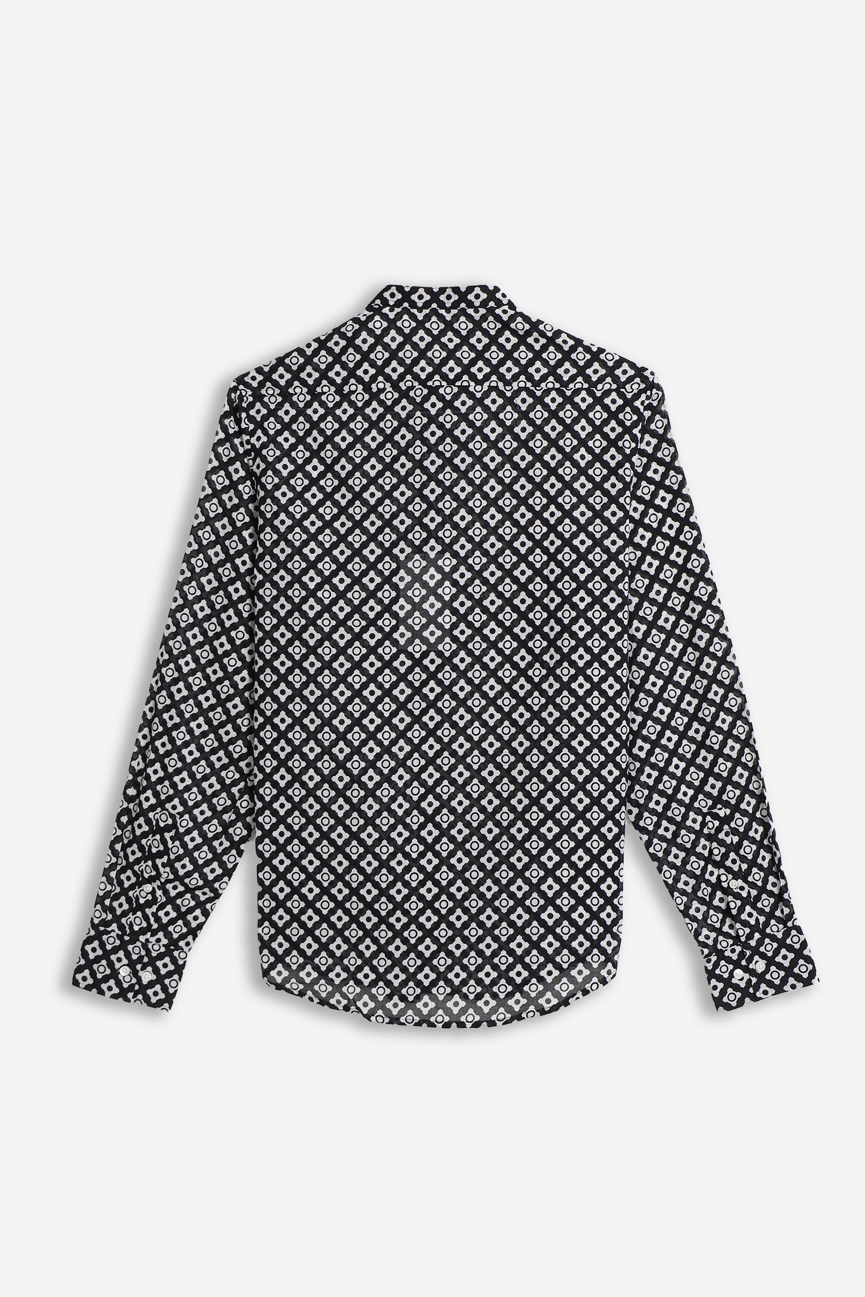 CAMICIA COREANA IN MUSSOLA F NERO