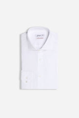 CAMICIA FIL A FIL COLLO FRANCESCE BIANCO