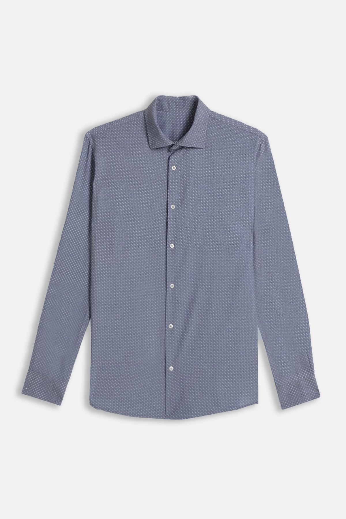 CAMICIA STRETCH A FANTASIA F GRIGIO