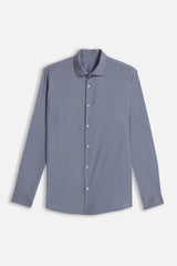 CAMICIA STRETCH A FANTASIA F GRIGIO