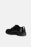 SCARPA STRINGATA DERBY LISCIO NERO - Sonnybono