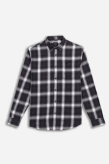 CAMICIA FANTASIA A QUADRI LEGGERA F G.SCURO