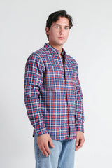 CAMICIA FANTASIA A QUADRI LEGGERA F-DENIM