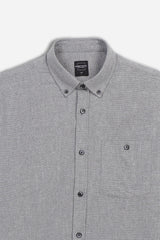 CAMICIA FANTASIA A QUADRI LEGGERA M GRIGIO