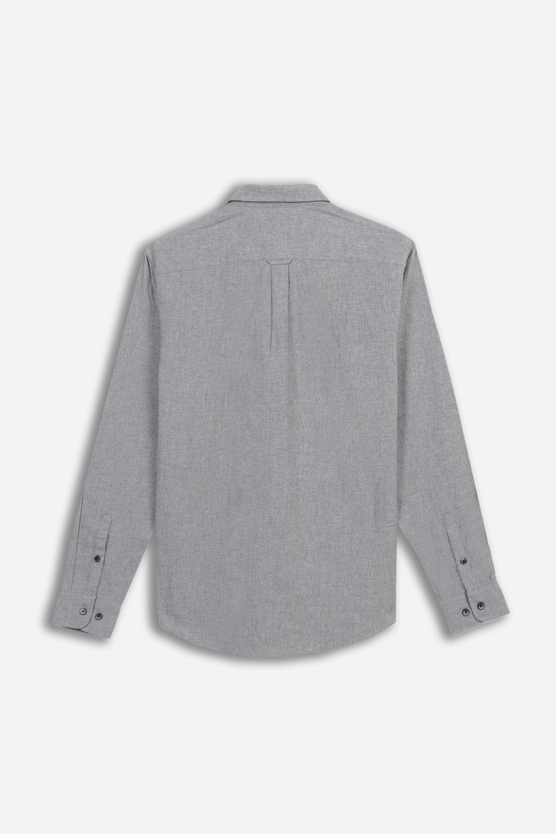CAMICIA FANTASIA A QUADRI LEGGERA M GRIGIO