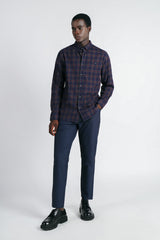 CAMICIA FANTASIA A QUADRI LEGGERA F VERDONE