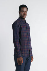 CAMICIA FANTASIA A QUADRI LEGGERA F VERDONE