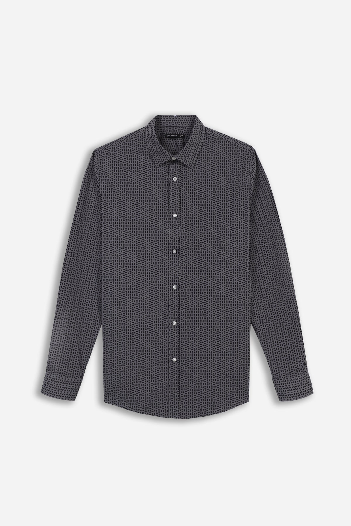 CAMICIA FANTASIA  GRIGIO SCURO