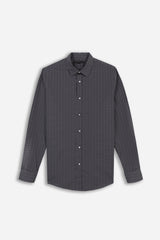 CAMICIA FANTASIA  GRIGIO SCURO