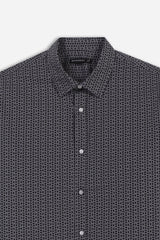 CAMICIA FANTASIA  GRIGIO SCURO