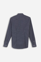 CAMICIA FANTASIA INDACO