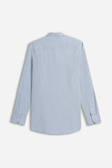 CAMICIA STRETCH BASIC AZZURRO
