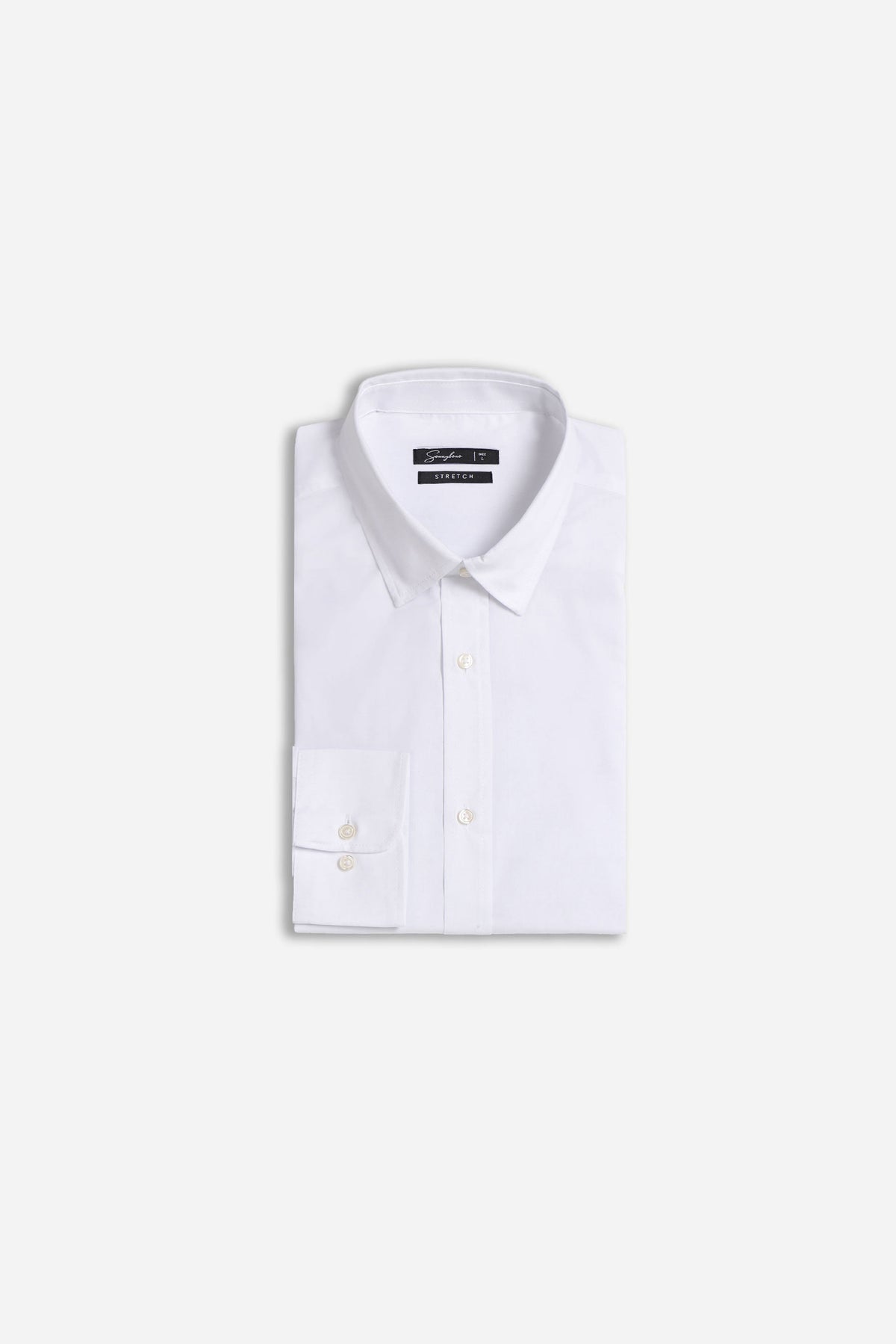 CAMICIA BASIC STRETCH BIANCO