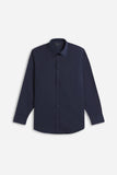 CAMICIA BASIC STRETCH BLEU