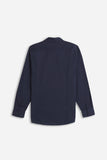 CAMICIA BASIC STRETCH BLEU