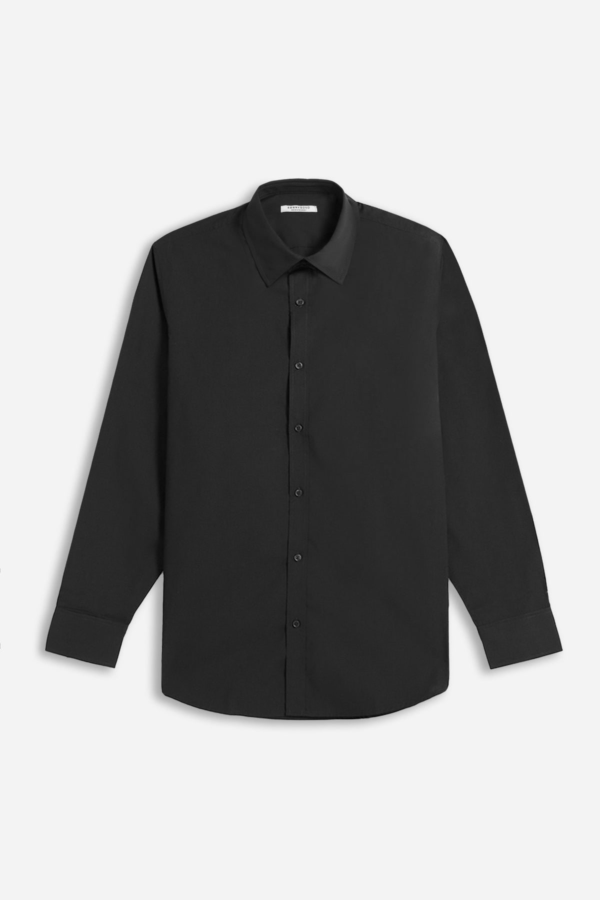 CAMICIA BASIC COLLO ITALIANO NERO
