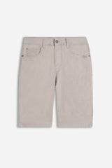 BERMUDA 5 TASCHE IN TWILL BEIGE