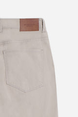 BERMUDA 5 TASCHE IN TWILL BEIGE