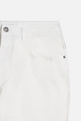 BERMUDA 5 TASCHE IN TWILL GESSO