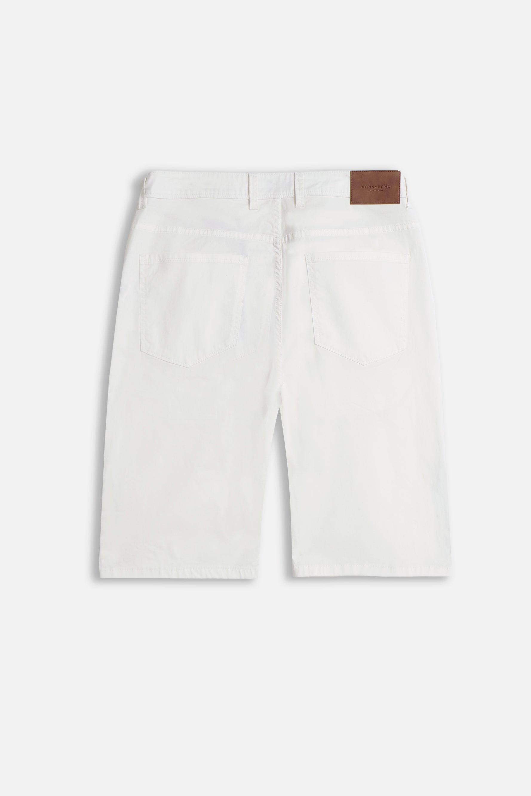 BERMUDA 5 TASCHE IN TWILL GESSO