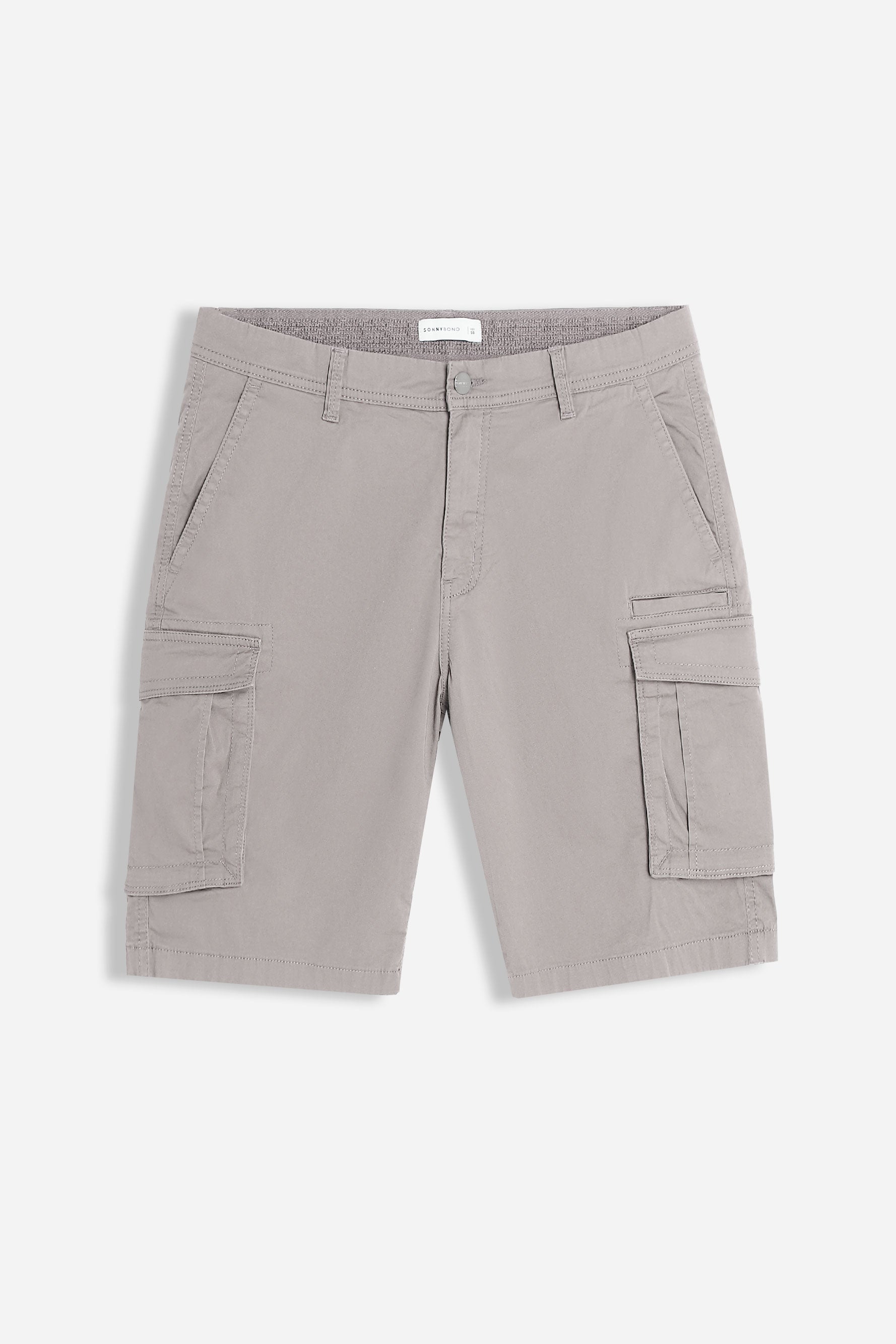 BERMUDA CON TASCONI BEIGE 