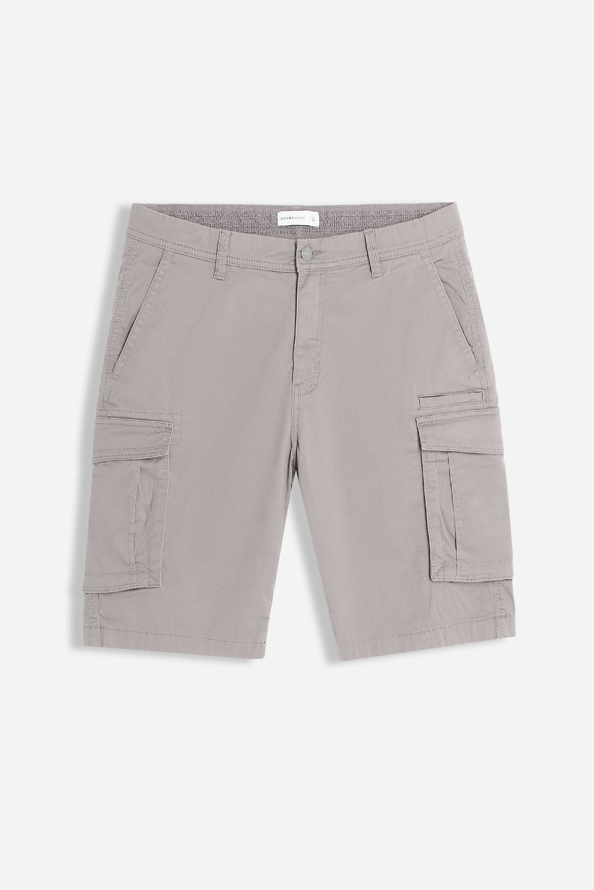 BERMUDA CON TASCONI BEIGE 