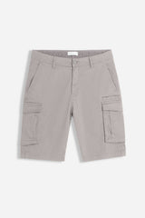 BERMUDA CON TASCONI BEIGE 
