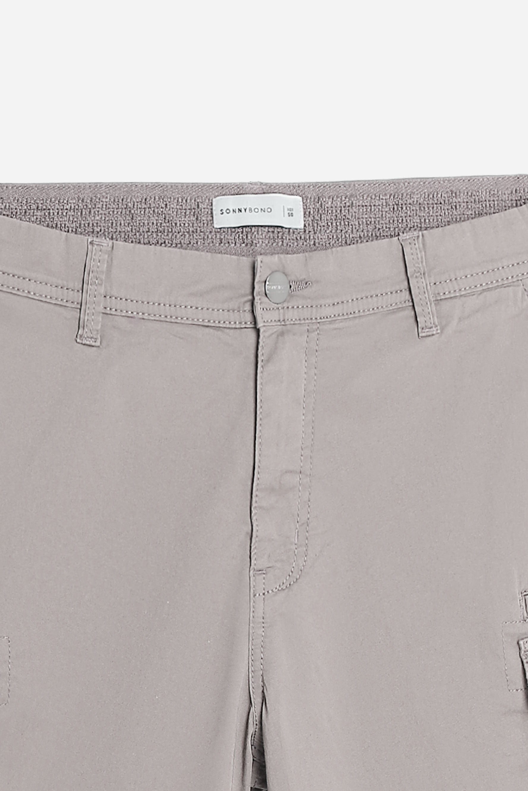 BERMUDA CON TASCONI BEIGE 