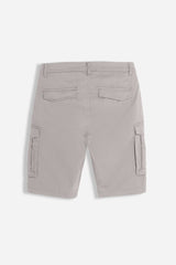 BERMUDA CON TASCONI BEIGE 