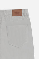 PANTALONE 5 TASCHE GRIGIO CHIARO