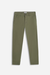 PANTA CHINOS VERDE MILITARE