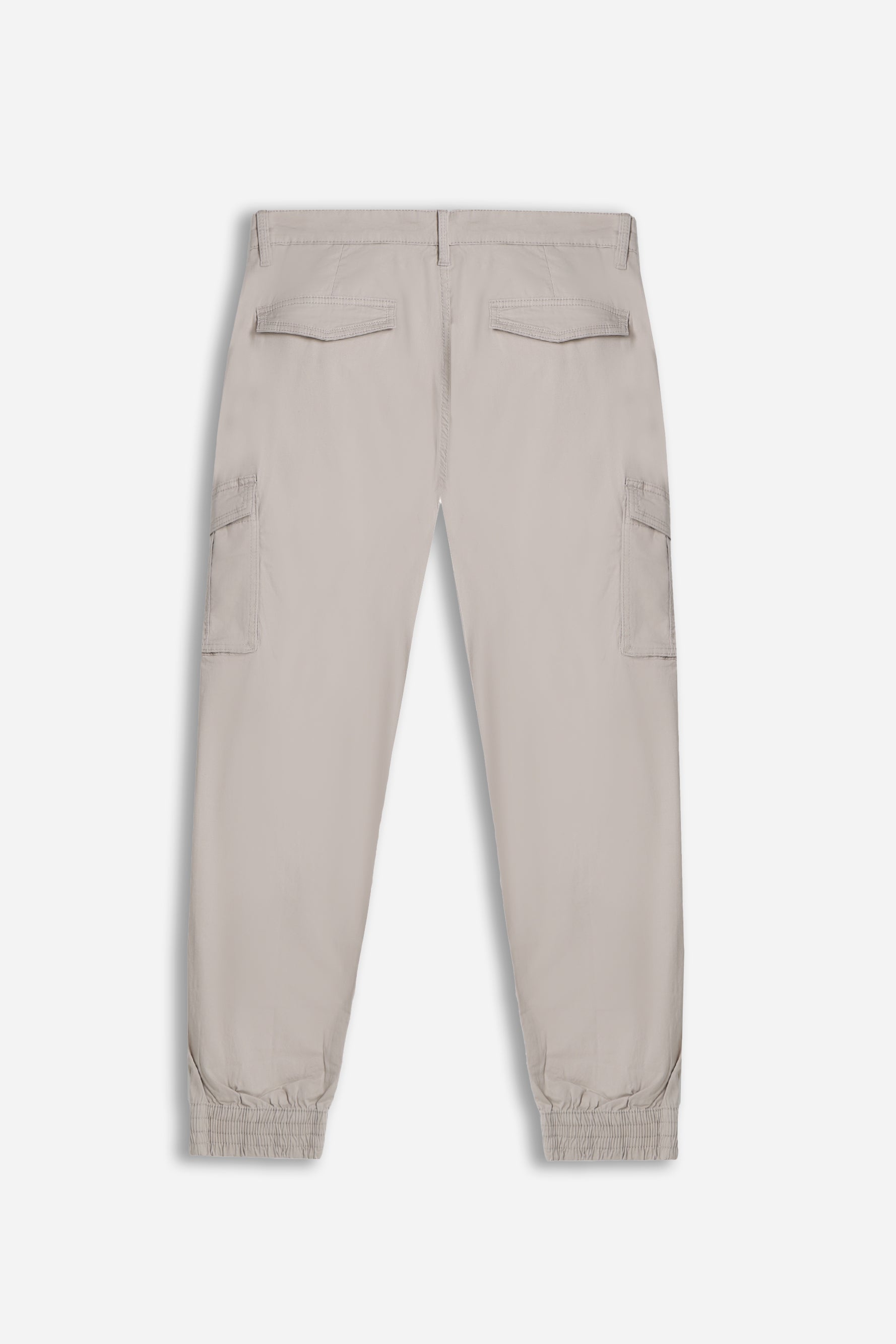 PANTALONI CARGO CON ELASTICO BEIGE