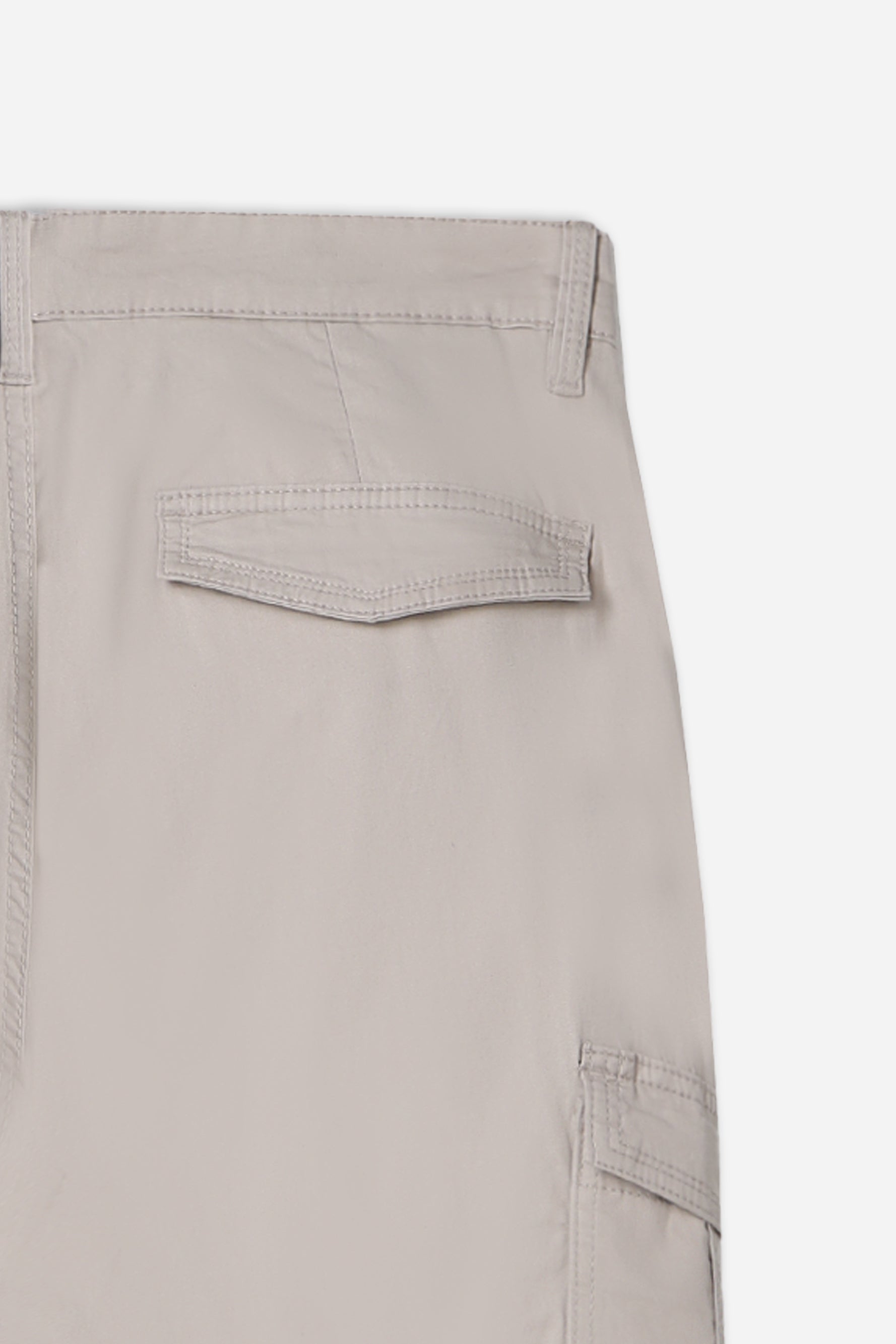 PANTALONI CARGO CON ELASTICO BEIGE