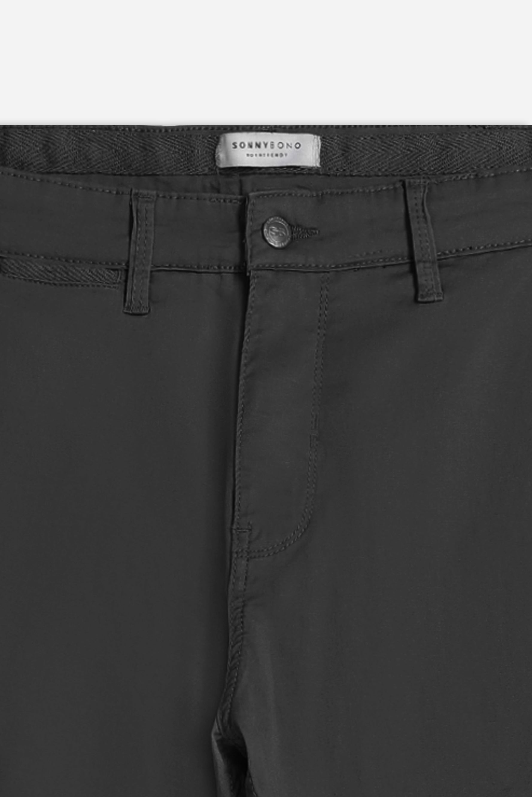 PANTALONI CARGO CON ELASTICO NERO