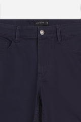 PANTALONE 5 TASCHE IN TESSUTO GABARDINA COMFORT BLEU