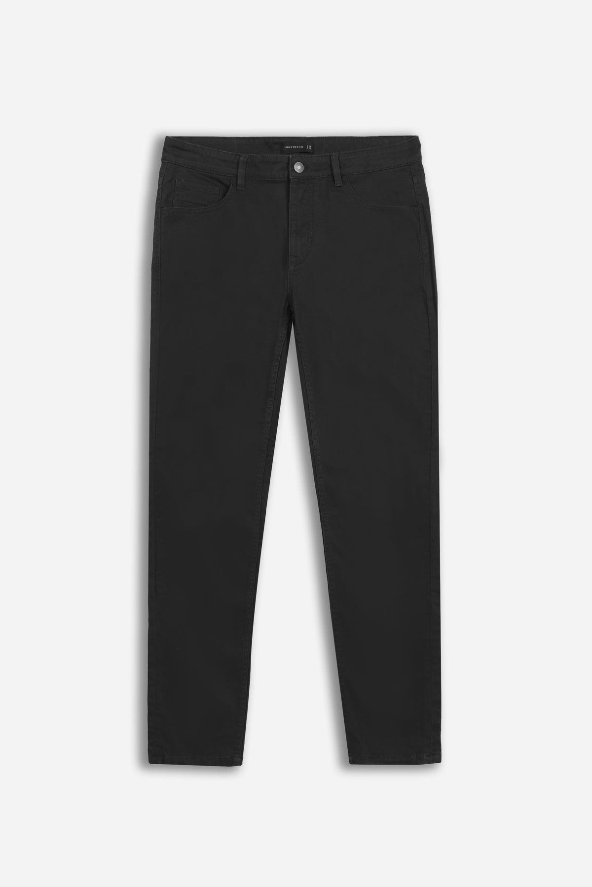 PANTALONE 5 TASCHE IN TESSUTO GABARDINA COMFORT NERO