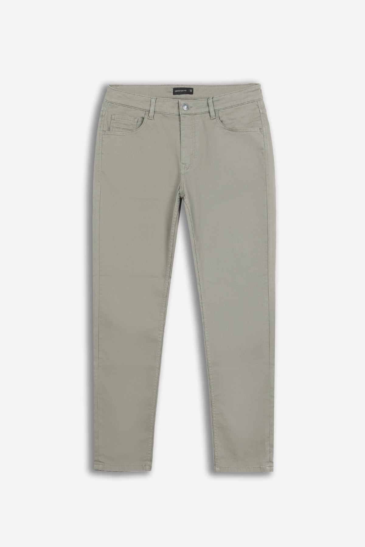 PANTALONE 5 TASCHE IN TESSUTO GABARDINA COMFORT TORTORA