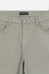 PANTALONE 5 TASCHE IN TESSUTO GABARDINA COMFORT TORTORA