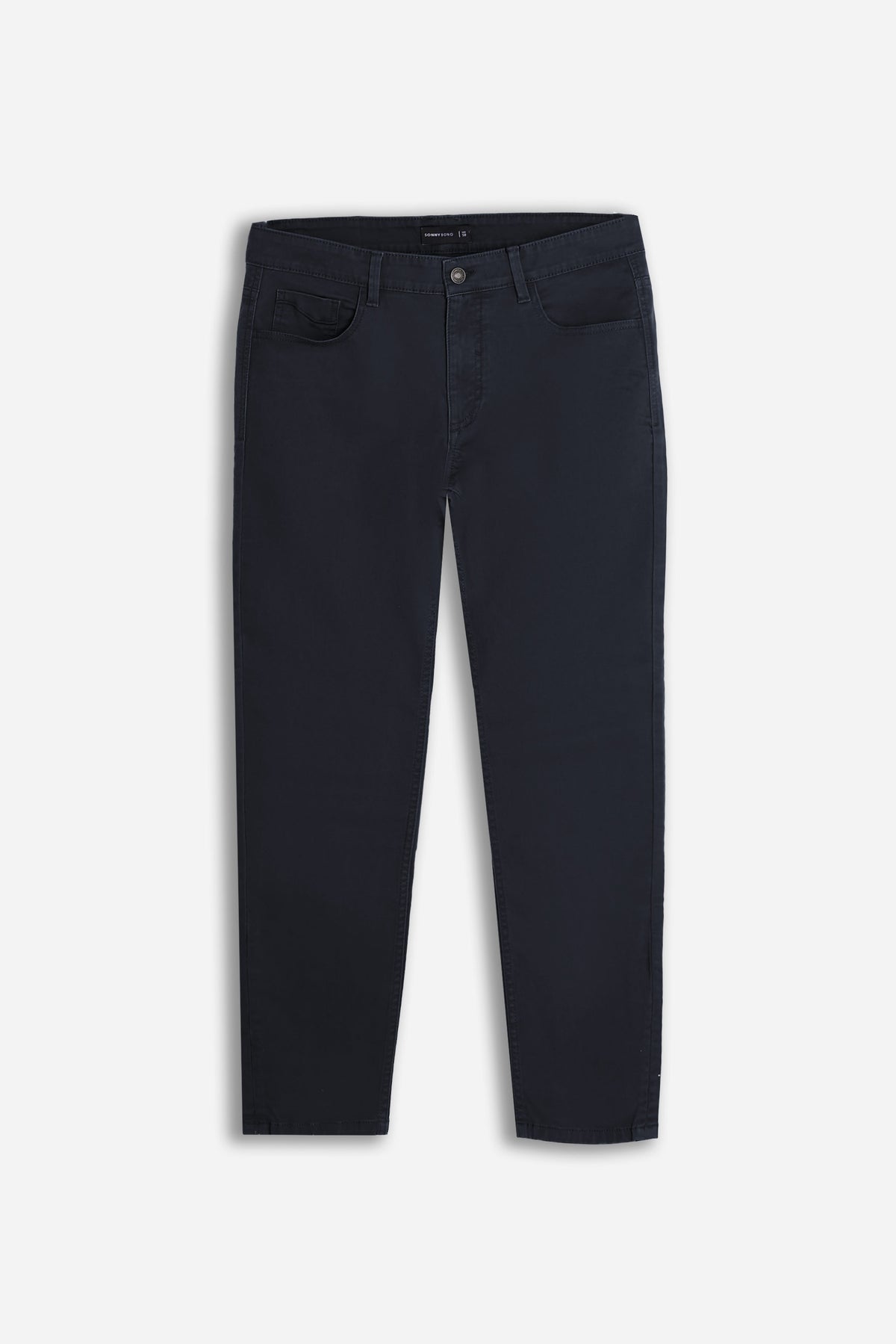 PANTALONE 5 TASCHE BASIC IN GAMBARDINA BLEU