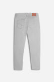 PANTALONE 5 TASCHE BASIC IN GAMBARDINA GRIGIO PERLA